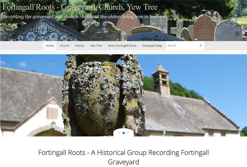 Community Map Website - Fortingall Graveyard 